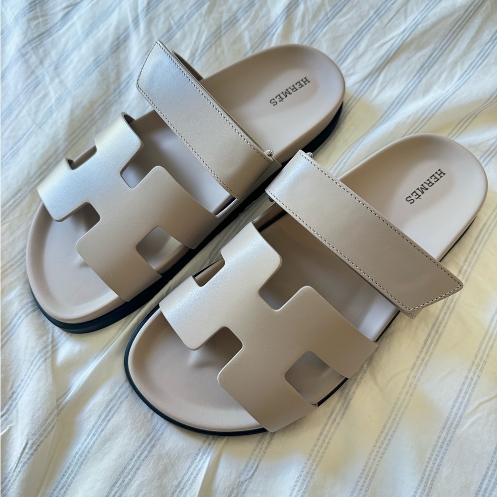 NEW Hermes Chypre Beige Mastic size 39.5